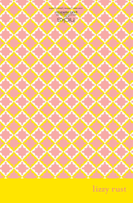 Pink Yellow Scallop Diamond