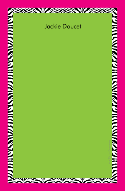 Pink Nali Zebra