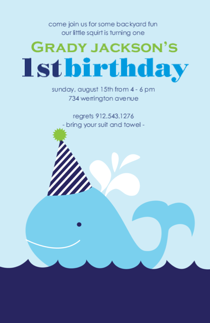 Whale Birthday Boy