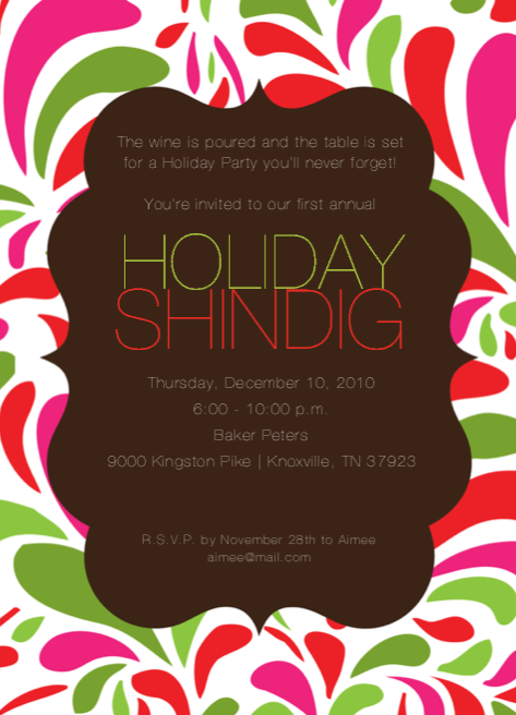 Holiday Shindig