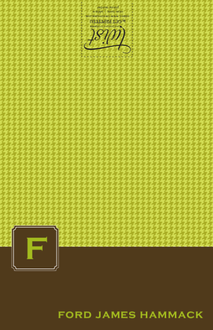 Lime Brown Tiny Houndstooth